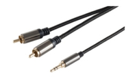 S-Conn BS20-32055 Audio-Kabel 5 m 3.5mm 2 x RCA Schwarz