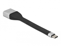 DeLOCK 86934 Videokabel-Adapter 0,14 m USB Typ-C DisplayPort Schwarz, Silber