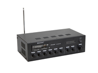 Omnitronic 80709605 amplificador de audio Rendimiento/fase Negro