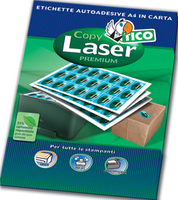 Tico Copy laser premium etichetta autoadesiva Bianco 2400 pz