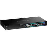 Trendnet TPE-TG262 netwerk-switch Unmanaged L2 Gigabit Ethernet (10/100/1000) Power over Ethernet (PoE) 1U Zwart