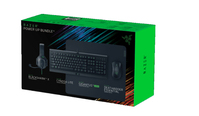 Razer Power Up Bundle V2 keyboard Mouse included Gaming USB German Black