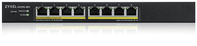Zyxel GS1915-8EP Géré L2 Gigabit Ethernet (10/100/1000) Connexion Ethernet, supportant l'alimentation via ce port (PoE) Noir