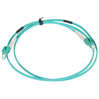 Legrand 032266 Glasvezel kabel 1 m 2x LC OM4 Aqua-kleur