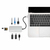 Manhattan 130615 laptop dock & poortreplicator Bedraad USB 3.2 Gen 1 (3.1 Gen 1) Type-C Aluminium