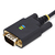 StarTech.com 1P10FFC-USB-SERIAL cable de serie Negro 3 m USB tipo A DB-9