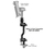 RAM Mounts Adapt-A-Post with Adjustable 13.5" Extension Arm