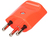Max Hauri AG 132608 Elektrischer Netzstecker Typ J Orange 3P