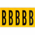 Brady 1560-B etiket Rechthoek Permanent Zwart, Geel 125 stuk(s)