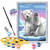 Ravensburger CreArt Pawesome Polar Bear Colore per kit di verniciatura in base ai numeri