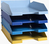 Exacompta 113202SETD desk tray/organizer Plastic Assorted colours