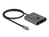 DeLOCK 11500 interface hub USB 3.2 Gen 2 (3.1 Gen 2) Type-C 10000 Mbit/s Grey