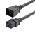 StarTech.com 2ft (60cm) Heavy Duty Extension Cord, C19 to C20 Black Extension Cord, 20A 250V, 12AWG, Heavy Gauge Power Extension Cable, AC Power Cable, TAA Compliant, UL Listed