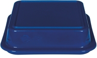 Euro Deckel PP blau 110x110mm - f. Rest.Stapelschale 11x11cm