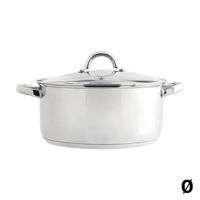 Casserole avec Couvercle en Verre Quid Ottawa Acier inoxydable