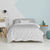 Parure de couette HappyFriday Basic Kids Gris Lit 1 persone 2 Pièces