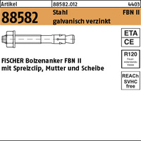 ART 88582 FISCHER-Bolzen gal Zn FBN II 12/120 VE=S
