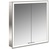 Emco Lichtspiegelschrank ASIS prime Unterputz 2 Türen 600mm Rückwand Spiegel 949705071