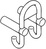 Hewi Garderobendoppelhaken SERIE 801 mit Symbolträger apfelgrün 801.90.031 74