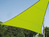 Sonnensegel Dreieck Grün 5m mit Stangenset für den Garten