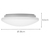 Zeitlose flache LED Deckenschale / Deckenleuchte rund Ø 28cm Weiß 10W IP44