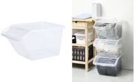 plast team Aufbewahrungsbox BASIC BOX SLANTED, 40 Liter (63600008)