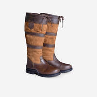 Warm Long Country Boots - Brown - UK 5 EU38