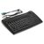 RS PRO Mini-Tastatur QWERTY (GB) Kabelgebunden Schwarz PS/2 Trackball, 338 x 173 x 35mm