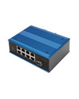 DIGITUS Industrial Ethernet Switch 8-Port 10/100Base-TX DC 48-57V 0,1 Gbps