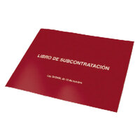 LIBRO SUBCONTRATACI N DOHE 10H NUMERADAS Y AUTOCOPIATIVAS CASTELLANO