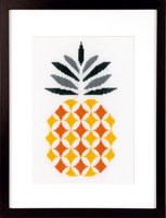 Counted Cross Stitch Kit: Pineapple