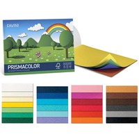 Cartoncini Prisma FAVINI 20 PRISMA monoruvidi colorati 220 g/m² 50x70cm nero 16 conf.20 - A33A012