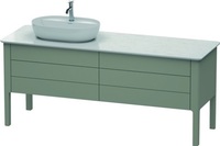 DURAVIT LU9568L9292 Waschtischunterbau LUV 743 x 1783 x 570 mm Becken links stei