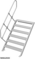 KRAUSE 823182 TREPPE (LEICHTMETALL), 9 STUFEN 0,6 M, 60°