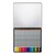 karat® aquarell 125 Hochwertiger, wasservermalbarer Farbstift Metalletui mit 24 sortierten Farben