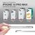 NALIA Chiaro Silicone Cover compatibile con iPhone 14 Pro Max Custodia, Trasparente Anti-Giallo Sottile Cristallo Gomma Copertura Protettiva, Crystal Clear Case Resistente Morbi...