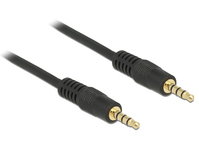 Kabel Klinke 3,5 mm 4 Pin Stecker an Stecker 1m, Delock® [83435]