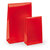 Lackpapier-Beutel mit Haftklebeverschluss rot 140 x 55 x 230 mm