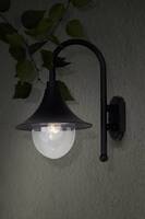 Brilliant Berna 41081/06 Kültéri fali lámpa Energiatakarékos lámpa, LED E27 60 W Fekete