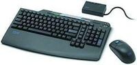Black Cordless Keyboard Mouse **Refurbished** Tastaturen
