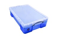 Really Useful Box Stabelbare Opbergbox, PP, 30 L, 710 x 440 x 165 mm, Blauw