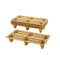 Pallets made of moulded chipboard