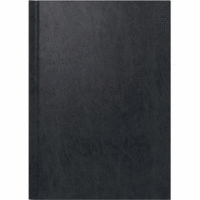 Buchkalender Chefplaner 14,5x20,6cm 1 Tag/Seite Miradur-Einband schwarz 2025