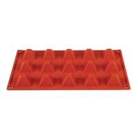 Pavoni Formaflex Silicone 15 Pyramid Mould Oven Freezer and Dishwasher Safe