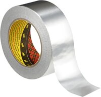 3M™ Aluminiumklebeband 1436F, Silber, 50 mm x 50 m, einzelverpackt