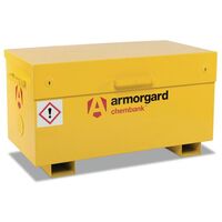 Armorgard High security COSHH chemical storage chests with pallet feet