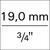 Hebel-Umschaltknarre 3/4"32Zähne 620mm 3293U-10 Gedore