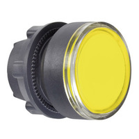 Frontelement für Leuchtdrucktaster ZB5, rastend, gelb, Ø 22 mm