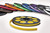 Aufschiebbarer Kabelmarkierer mit geradem Schnitt 1.8-6.3 mm gelb Aufdruck /