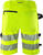 High Vis Green Stretch-Shorts Kl. 2, 2648 GSTP Warnschutz-gelb - Rückansicht